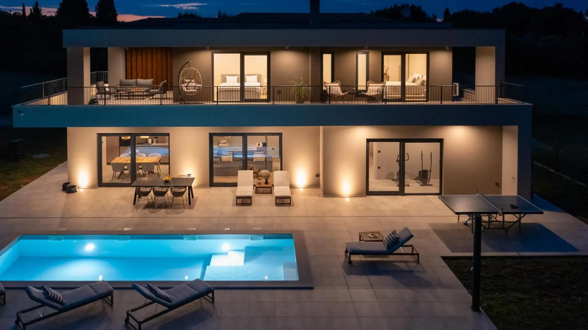 Villa Zidine, Luxury Villa With Seaview And Salt Pool Water Puntera 0*,  Kroatien